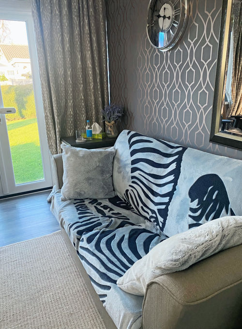 Counselling room interior, soft lighting and quiet setting